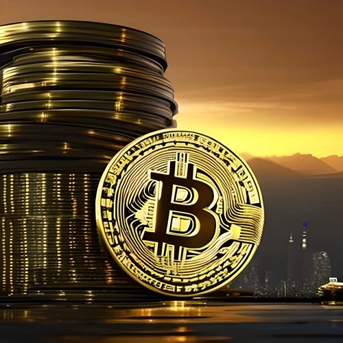 Una pila de monedas de criptomonedas